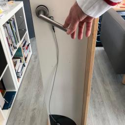 Utilisation de la poignée d'origine